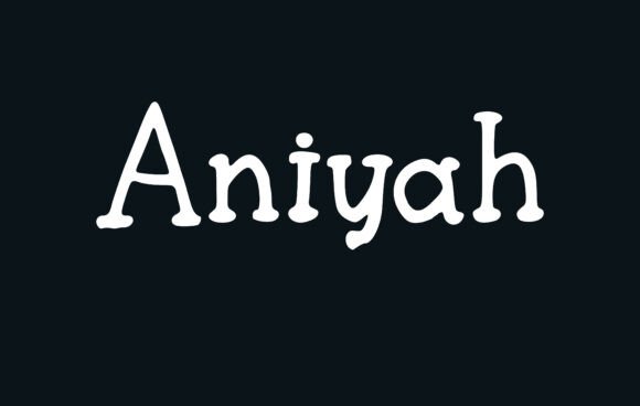 Aniyah Font: Handwritten Charm for Your Brand Story