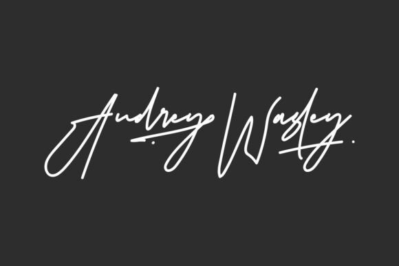 Audrey Wasley Font for Creative Projects