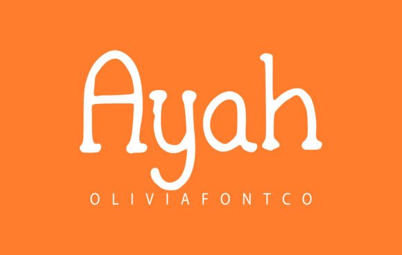 Ayah Font Brings Romantic Handwritten Charm to Handmade Products