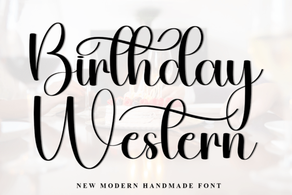 Birthday Western Brings Graceful Script to Branding Projects