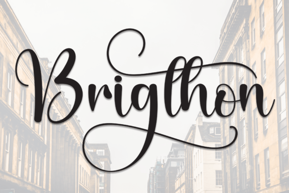 Brigthon: An Elegant Script Font for Scroll-Stopping Campaigns