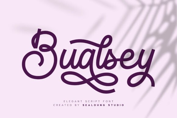 Bualsey: A Script Font for Creative Campaigns