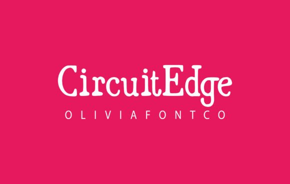 Circuitedge: A Handwritten Script Font for Business Branding