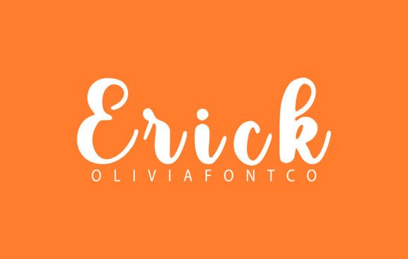 Erick Font: A Handwritten Typeface for Small Business Brands