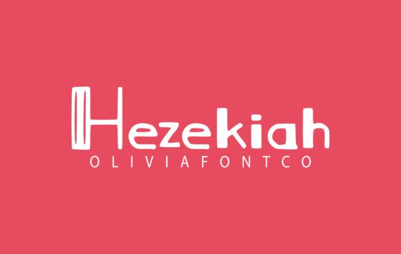 Hezekiah Font: A Handwritten Typeface for Editorial Design
