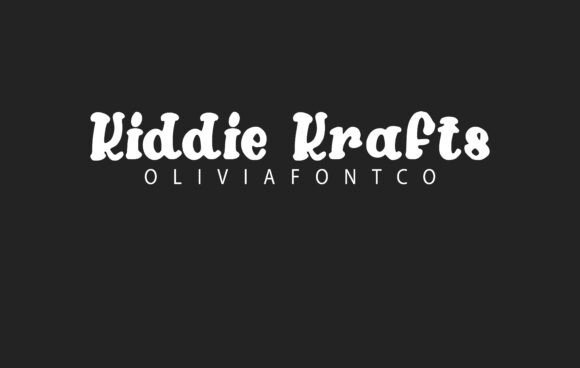 Kiddie Krafts: A Handwritten Font for Small Business Branding