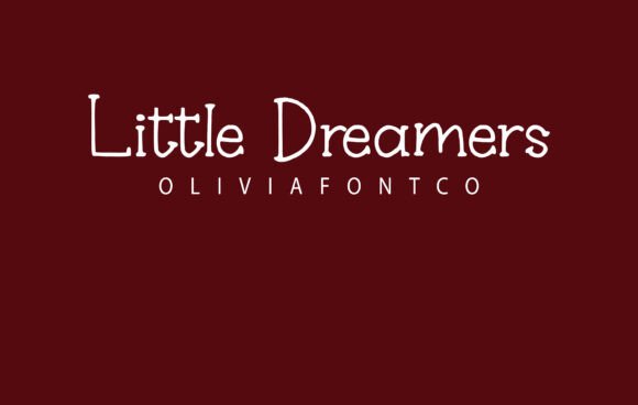 Little Dreamers Font: A Handwritten Typeface for Handmade Product Makers