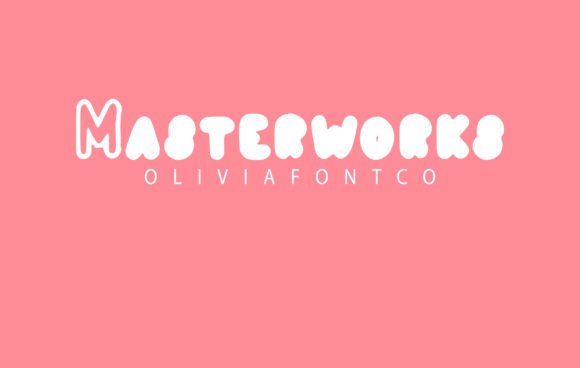 Masterworks Font: A Handcrafted Touch for Your Creative Products