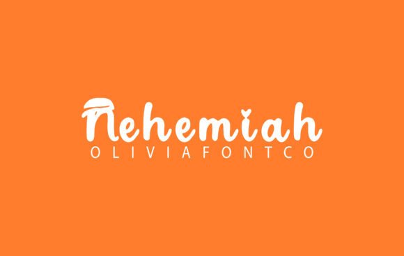 Nehemiah Font: A Handwritten Typeface for Your Brand Identity
