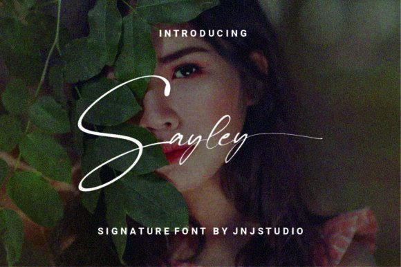 Sayley Font: Elegant Script for Handmade Products