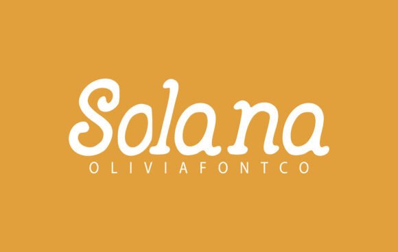Solana Typeface: A Handwritten Script for Modern Web Design