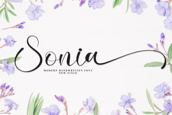Sonia Handwritten Font: Elevate Your Craft Products
