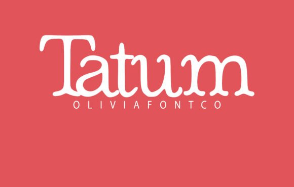 Tatum Font: A Handwritten Typeface for Crafters