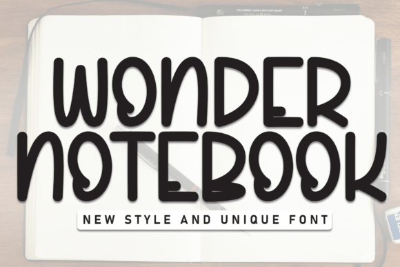 Wonder Notebook Font